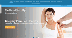Desktop Screenshot of hollandfamilychiropractic.com